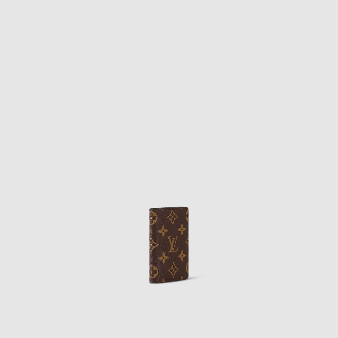 Ví Louis Vuitton Pocket Organizer Monogram Nam Nâu